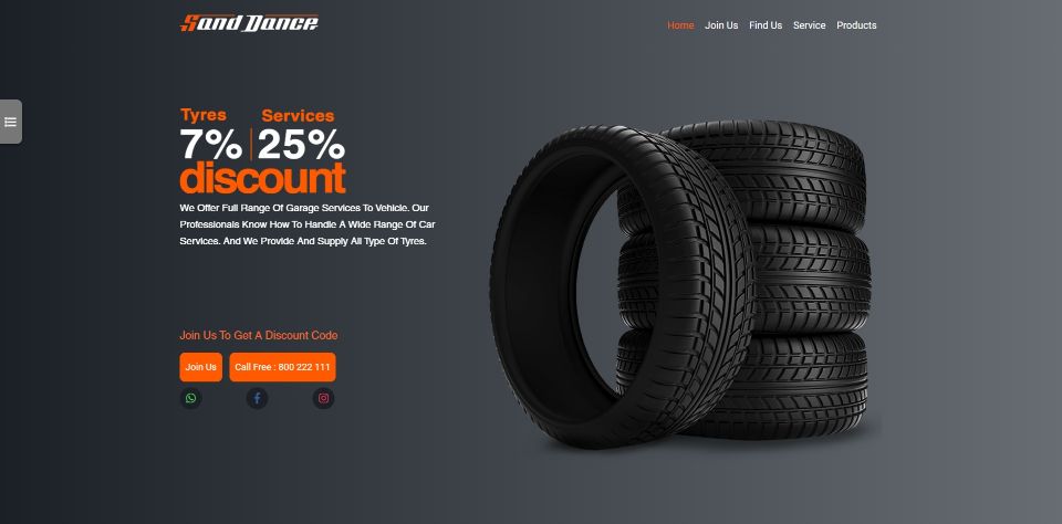 سایت Sand Dance Tyre